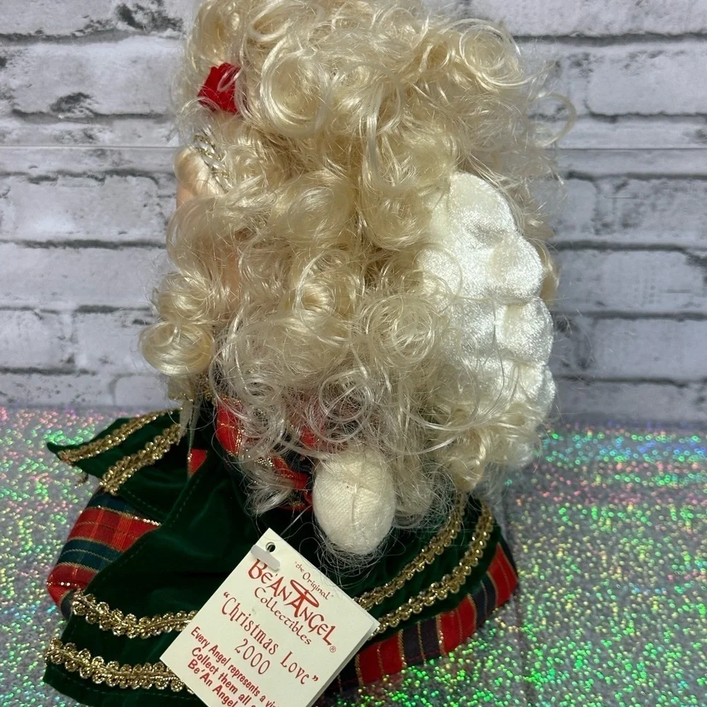 Bean Angel Collectibles CHRISTMAS LOVE 12 IN Doll Vintage 2000 Bean Bag with Tag
